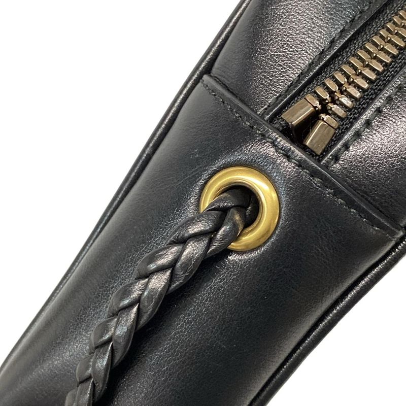 Gucci Shoulder Bag GG Marmont Sherry (Web) 541051 Black X Green X Red Quilted