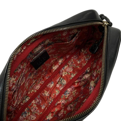 Gucci Shoulder Bag GG Marmont Sherry (Web) 541051 Black X Green X Red Quilted