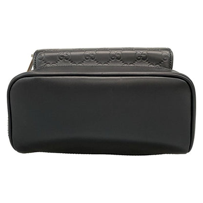 Gucci Backpack Gucci Guccissima Line 450967 Black Leather