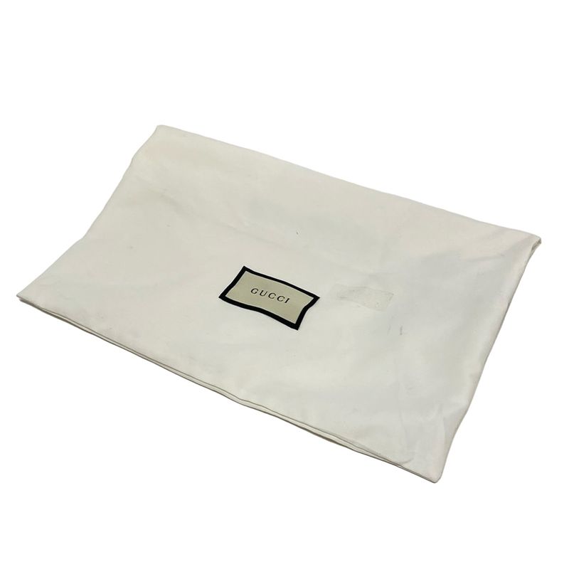 Gucci Shoulder Bag Interlocking G 628521 Black Detachable Strap 2way Leather