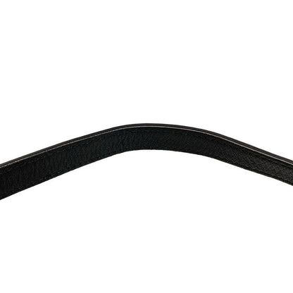 Gucci Shoulder Bag Interlocking G 628521 Black Detachable Strap 2way Leather