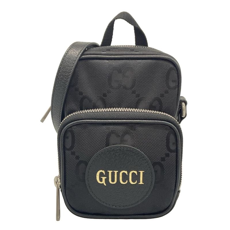 Gucci Off the Grid Shoulder Bag 643882 Black Leather