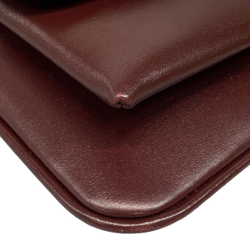 Gucci Shoulder Bag Ally 550129 Bordeaux Leather