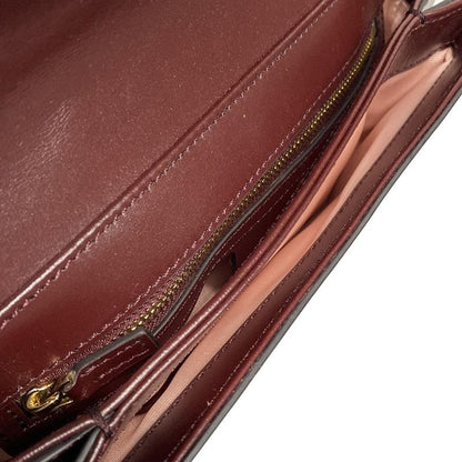 Gucci Shoulder Bag Ally 550129 Bordeaux Leather