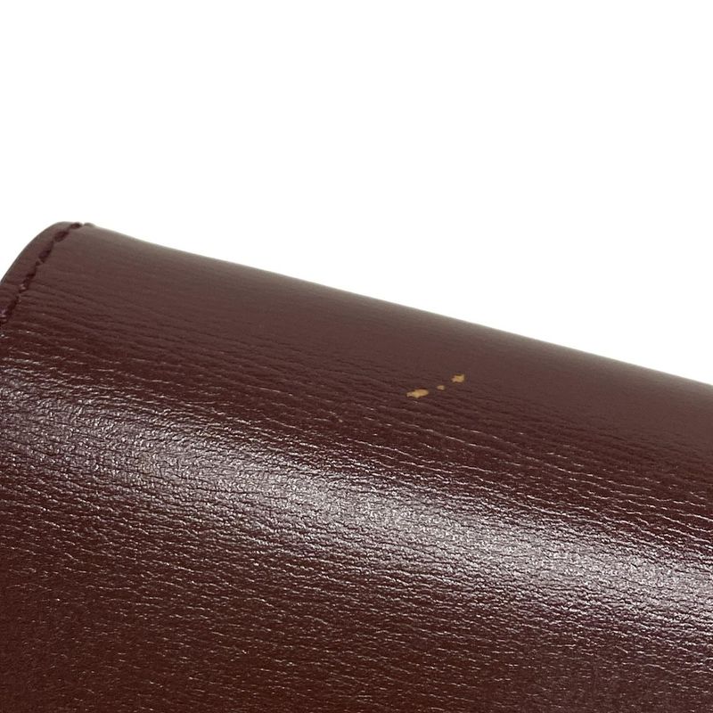 Gucci Shoulder Bag Ally 550129 Bordeaux Leather