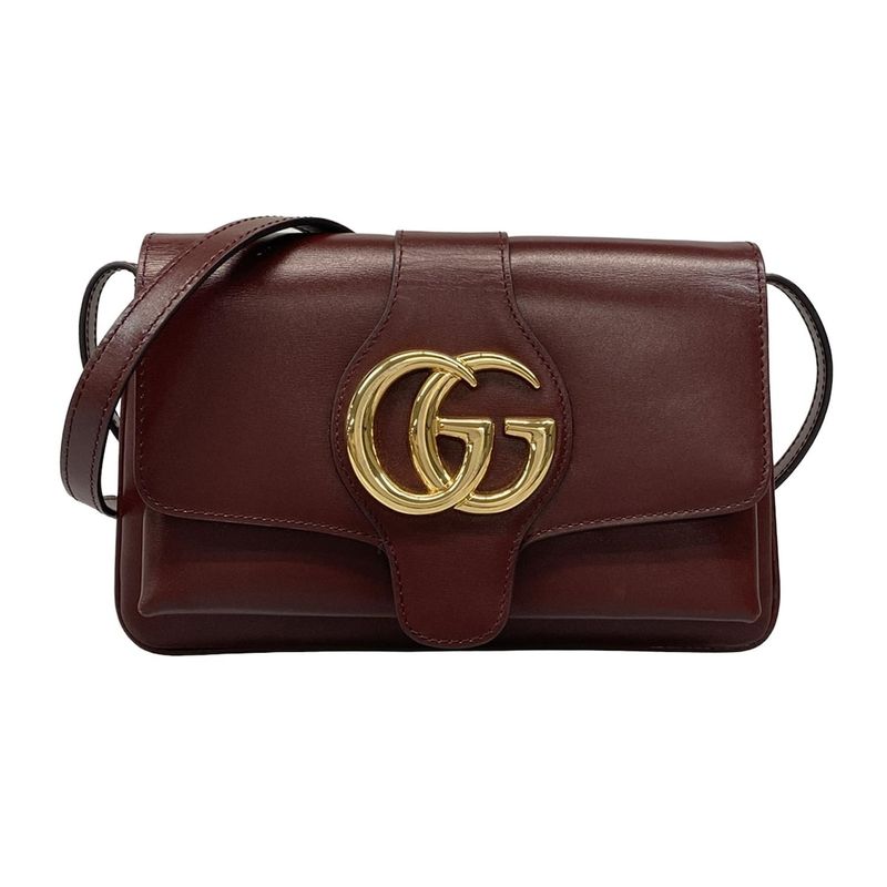 Gucci Shoulder Bag Ally 550129 Bordeaux Leather
