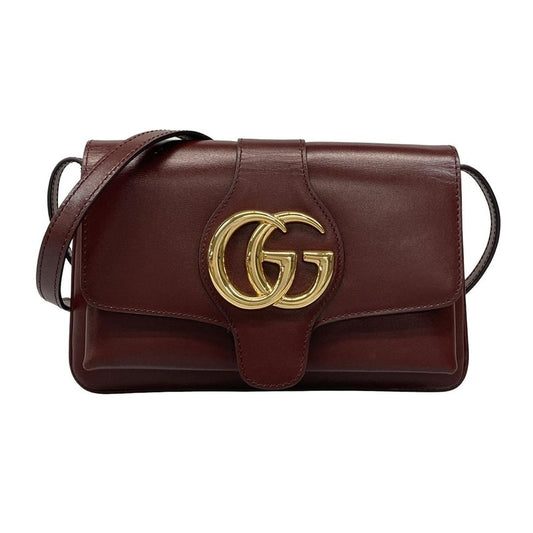 Gucci Shoulder Bag Ally 550129 Bordeaux Leather