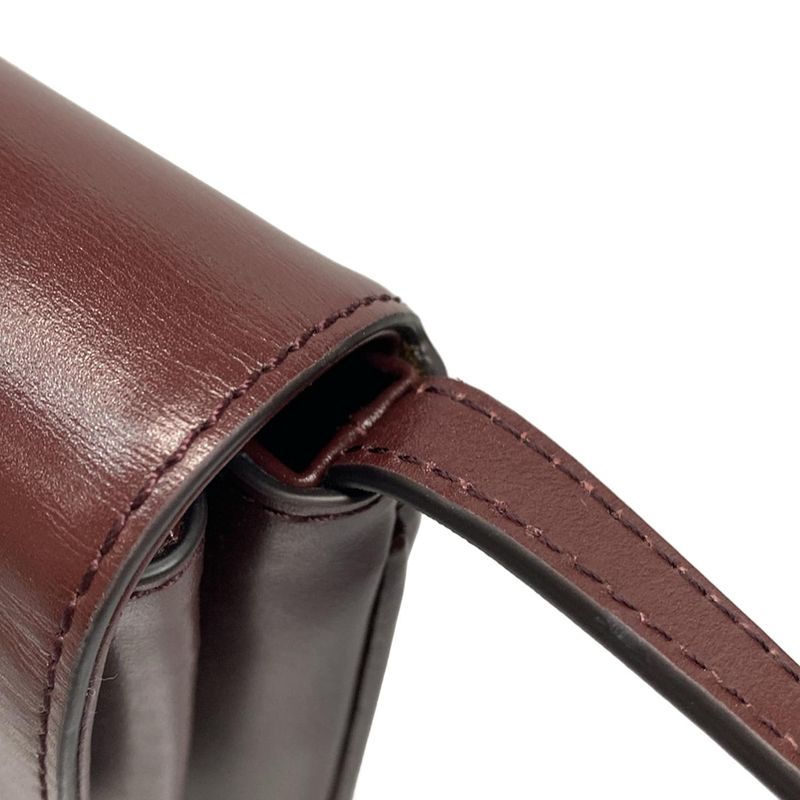 Gucci Shoulder Bag Ally 550129 Bordeaux Leather