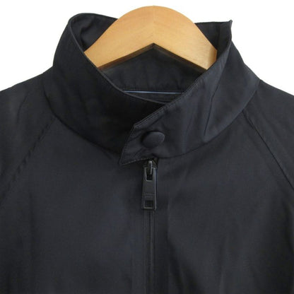 Prada 18ss Stand Collar Nylon Jacket Blouson Rubber Logo S Black - Mnk3