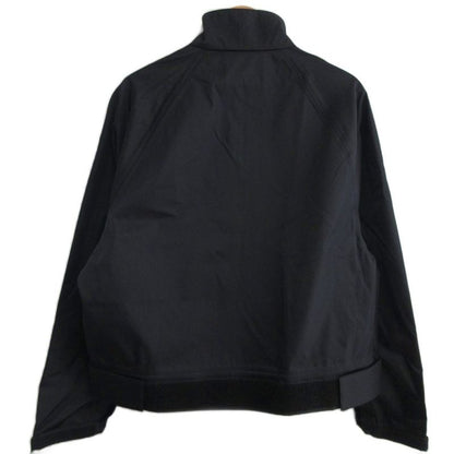 Prada 18ss Stand Collar Nylon Jacket Blouson Rubber Logo S Black - Mnk3