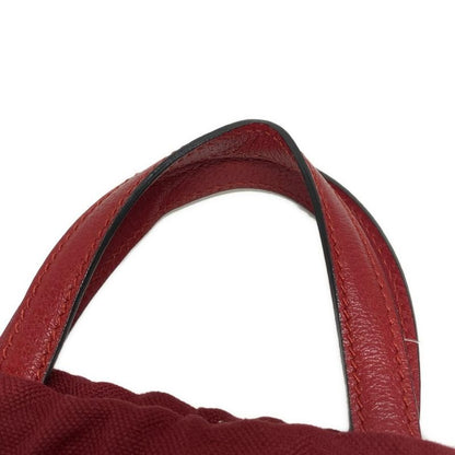 Gucci Backpack Sac Logo Sylvie Stripe Print Canvas 473872 Red X Navy X White