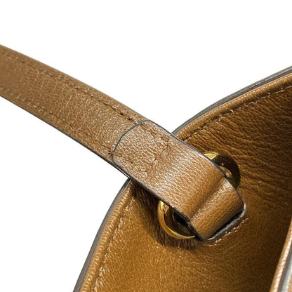 Gucci Tote Bag Horsebit 1955 623694 Dark Brown Leather