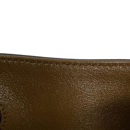 Gucci Tote Bag Horsebit 1955 623694 Dark Brown Leather