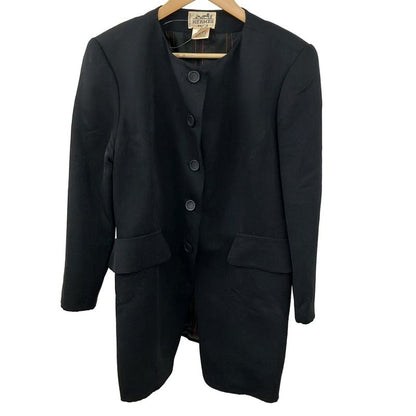 Hermes Jacket Size 42 L Women - Black Long Sleeves Spring Fall