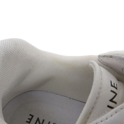 Celine Platform Sole Block Sneakers Shoes Women's White and Blue 36