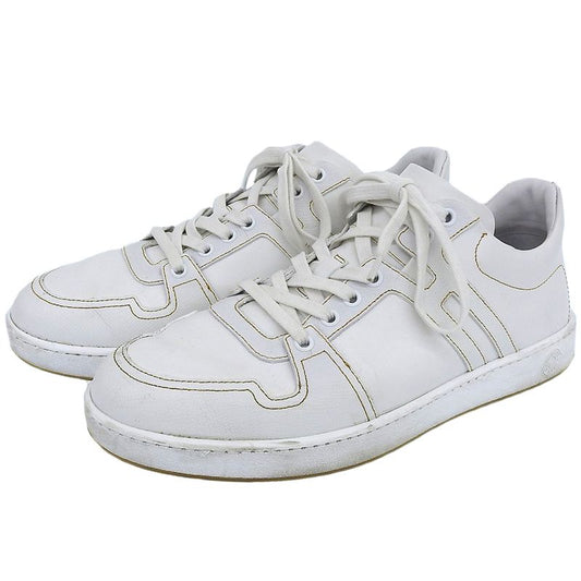 Hermes Join H Logo Leather Sneakers Shoes Men White 42.5 25ss 42.5