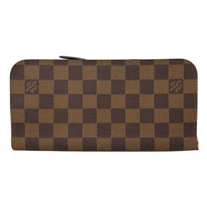 Louis Vuitton Bifold Long Wallet Portefeuille Antholite N63071 Damier Ebène