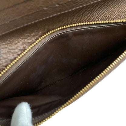 Louis Vuitton Bifold Long Wallet Portefeuille Antholite N63071 Damier Ebène