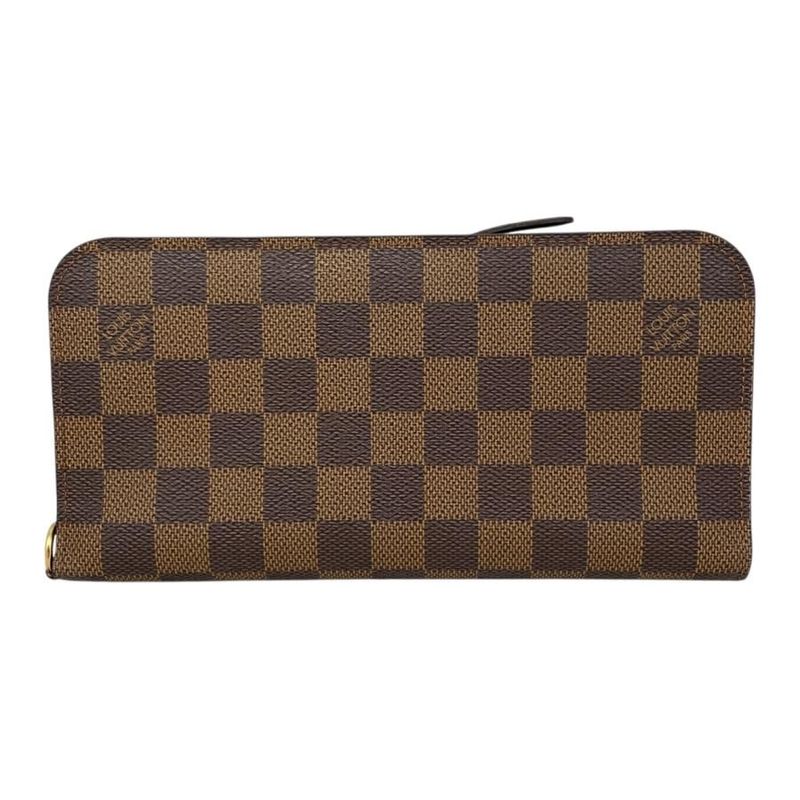 Louis Vuitton Bifold Long Wallet Portefeuille Antholite N63071 Damier Ebène