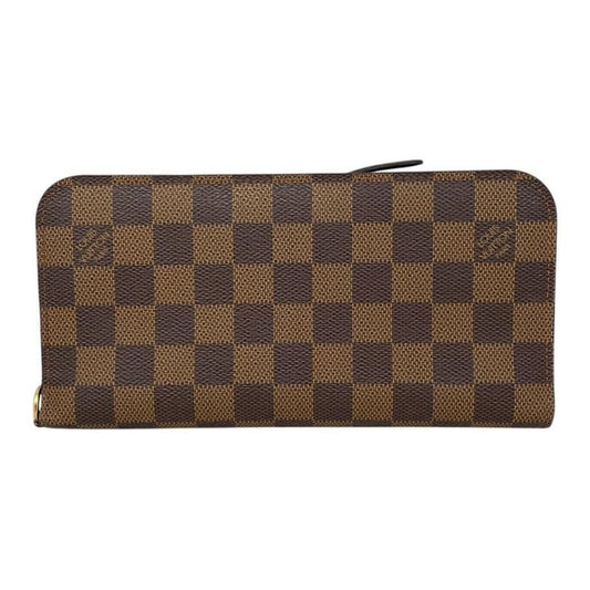 Louis Vuitton Bifold Long Wallet Portefeuille Antholite N63071 Damier Ebène
