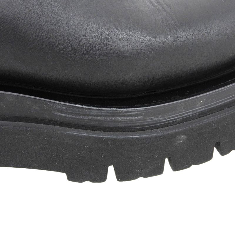 Bottega Veneta Excellent Condition Lug Chelsea Side Gore Boots Women's Black 38