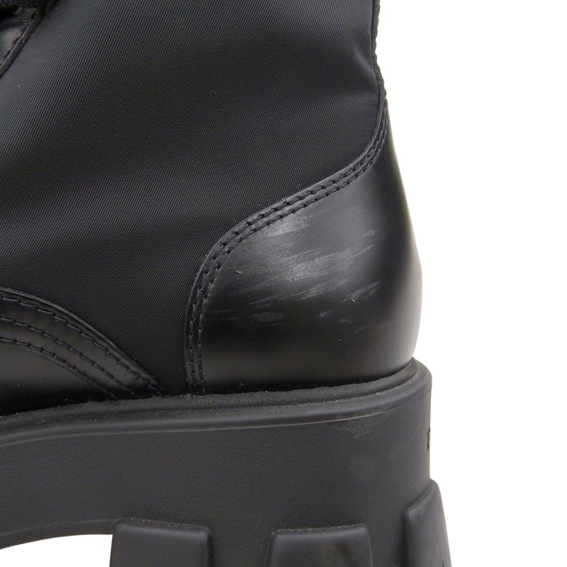 Prada Excellent Condition Leather X Nylon Monolith with Pouch Triangle Logo