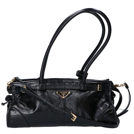 Prada Similar 1ba426 Triangle Logo Soft Calf Leather Bonny Medium