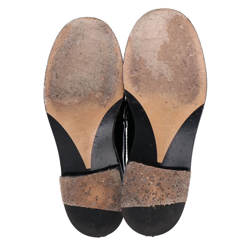 Chanel G37430 Chanel Logo & Chain Patent Loafer 37c