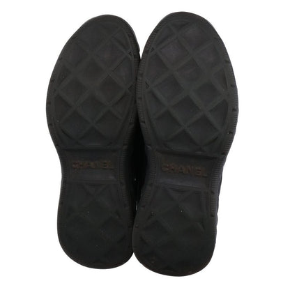 Chanel G38501 Coco Mark Matelasse Quilted Suede Sneakers 36