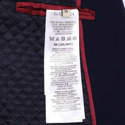 Gucci Domestic Authentic 669525 Wool with GG Chain 38