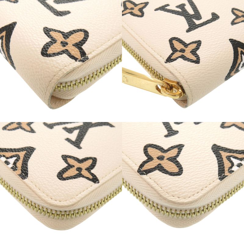 Louis Vuitton Zippy Wallet Monogram Wild at Heart M80676 Ic Clesme Round Zipper