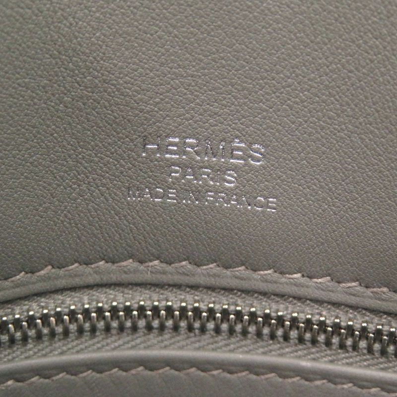 Hermes Shadow Birkin 25 Vorsoft Etang Silver Hardware B Engraved (2023) Handbag