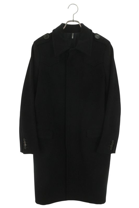 Dior Homme 05aw 5hf1039670 Glam Period Melton Wool Fitted Wing Coat Men's 42