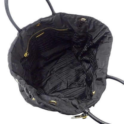 Prada Bag Women's Brand Tote Handbag Shoulder Bag 2way Crispy Nylon Black