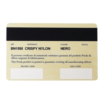 Prada Bag Women's Brand Tote Handbag Shoulder Bag 2way Crispy Nylon Black