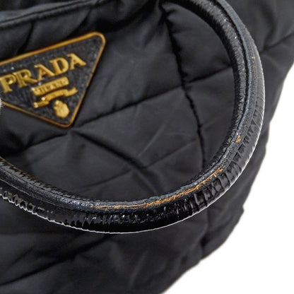 Prada Bag Women's Brand Tote Handbag Shoulder Bag 2way Crispy Nylon Black