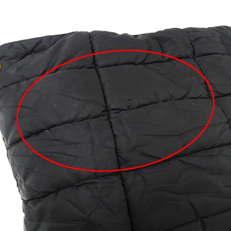 Prada Bag Women's Brand Tote Handbag Shoulder Bag 2way Crispy Nylon Black