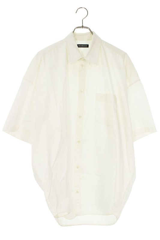 Balenciaga 622241 Tim31 Oversize D Cocoon Silhouette Short Sleeve Shirt Men 38