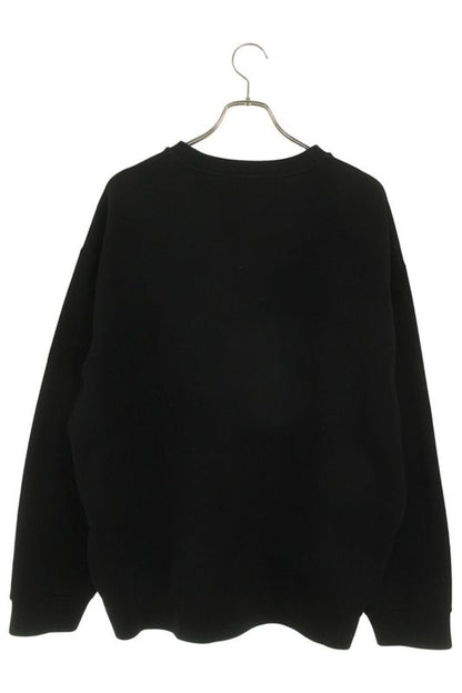 Prada Ujl30a Logo Plate Material Cut Replacement Crewneck Sweatshirt Men's L