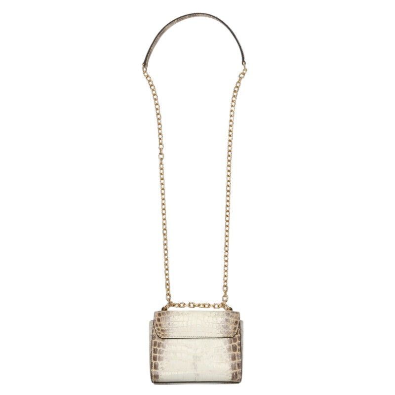 Louis Vuitton N98810 Sahara Twist PM Niloticus Leather Chain Shoulder Bag Men's