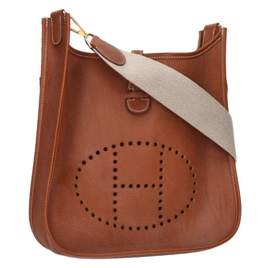 Hermes Evelyn PM Engraved B Ghardware Taurillon Clemence Shoulder Bag Men PM