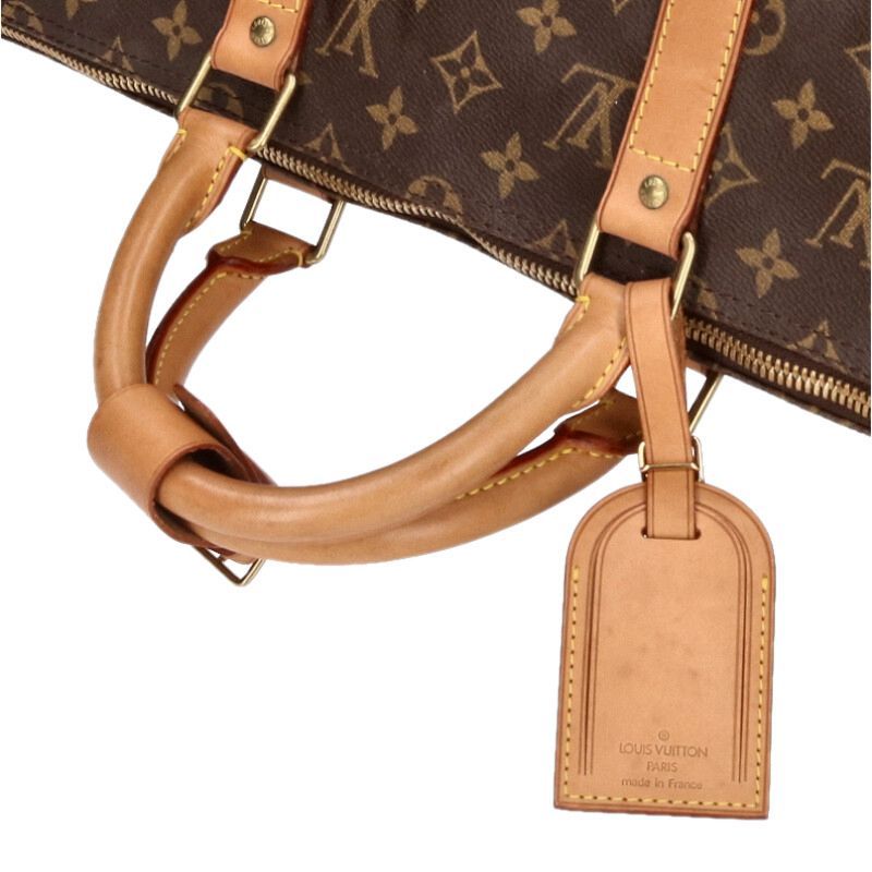 Louis Vuitton M41426 Keepall Bandoliere 50 Monogram Leather Boston Bag Men 50