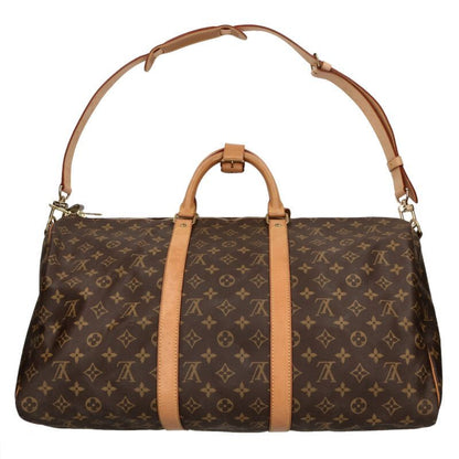 Louis Vuitton M41426 Keepall Bandoliere 50 Monogram Leather Boston Bag Men 50