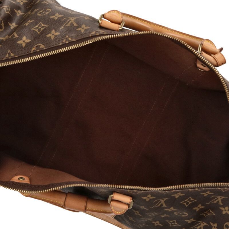 Louis Vuitton M41426 Keepall Bandoliere 50 Monogram Leather Boston Bag Men 50