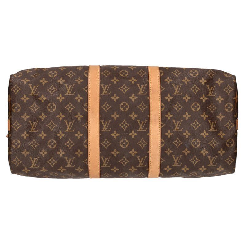 Louis Vuitton M41426 Keepall Bandoliere 50 Monogram Leather Boston Bag Men 50