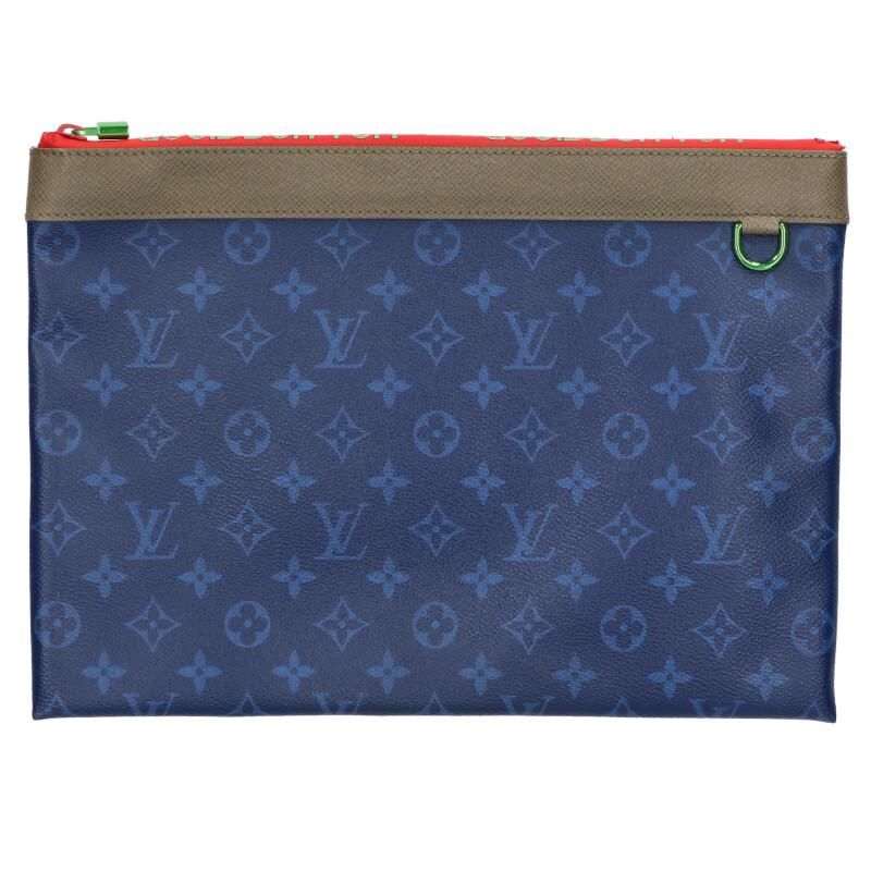 Louis Vuitton M63047 Pochette Apollo Monogram Pacific Clutch Bag for Men