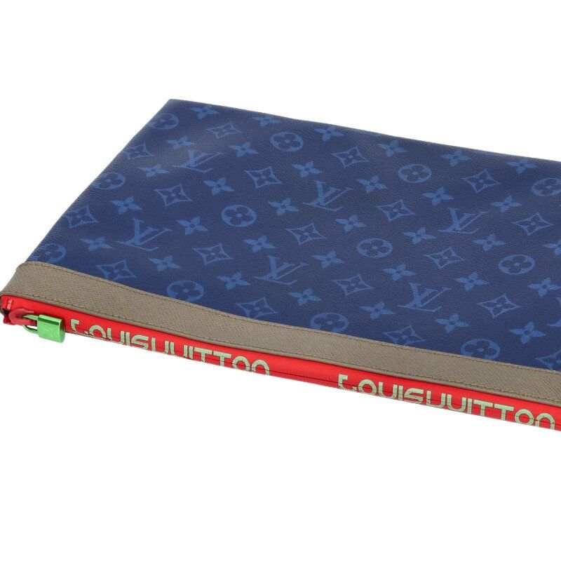 Louis Vuitton M63047 Pochette Apollo Monogram Pacific Clutch Bag for Men