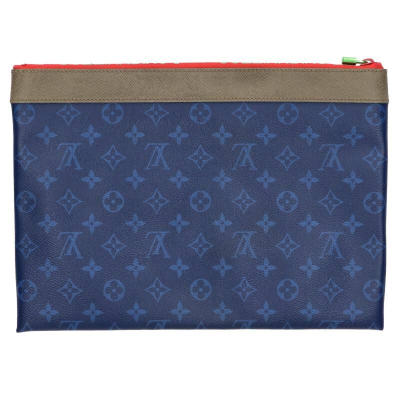 Louis Vuitton M63047 Pochette Apollo Monogram Pacific Clutch Bag for Men
