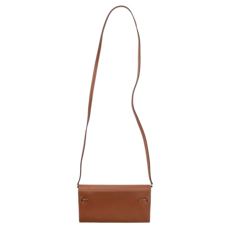 Hermes Kelly Togo W Engraved Svhardware Epson Leather Long Wallet Men's