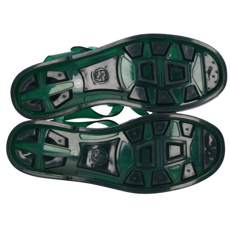 Gucci 676971 GG Logo Rubber Gluka Sandal Men's 7